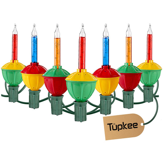 Christmas Bubble Lights – Set of 7 Multi-Color Lights - Bubble Lights for Christmas Tree Holiday Decor