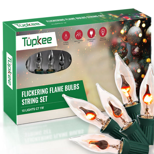 Tüpkee Flickering Flame Bulbs
