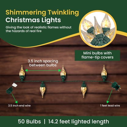 Shimmering Twinkling Christmas Lights