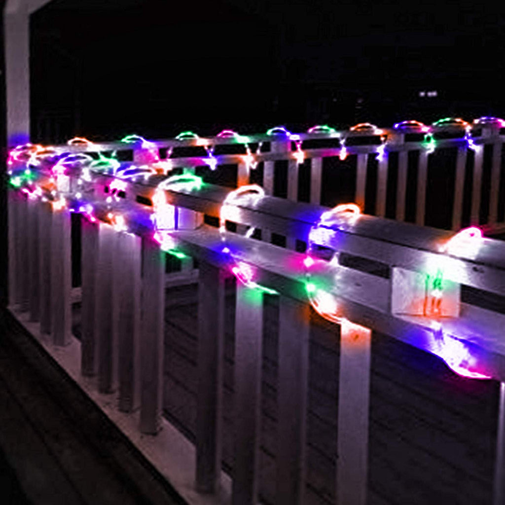 Tube lumineux LED 30m Cordon lumineux 230V, 1080 Ampoules 15000h, pour  l'intérieur et l'extérieur, Multicolore - Costway