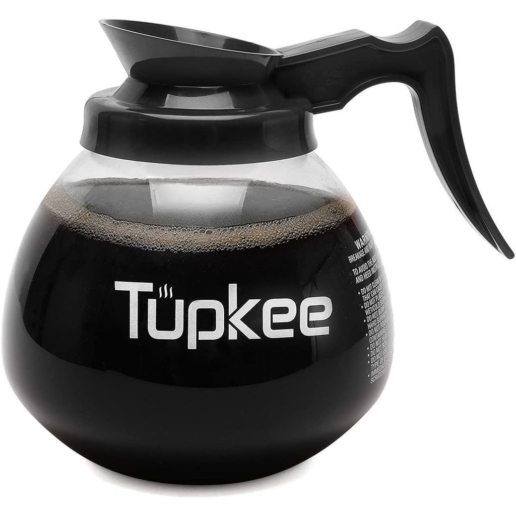 Tupkee Coffee Pot Cleaning Brush – Non Scratching, Long Lasting Bristles, Curved Coffee Decanter Cleaning Brush